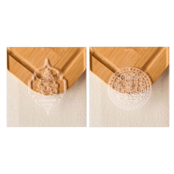 Moon Castles Pattern Cookie Stamp Fondant Pastry Molds Acrylic Cookie Cutter