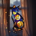 thumbnail image 1 of Moon Cat Suncatcher: Starry Night Acrylic Window Hanging, 1 of 5