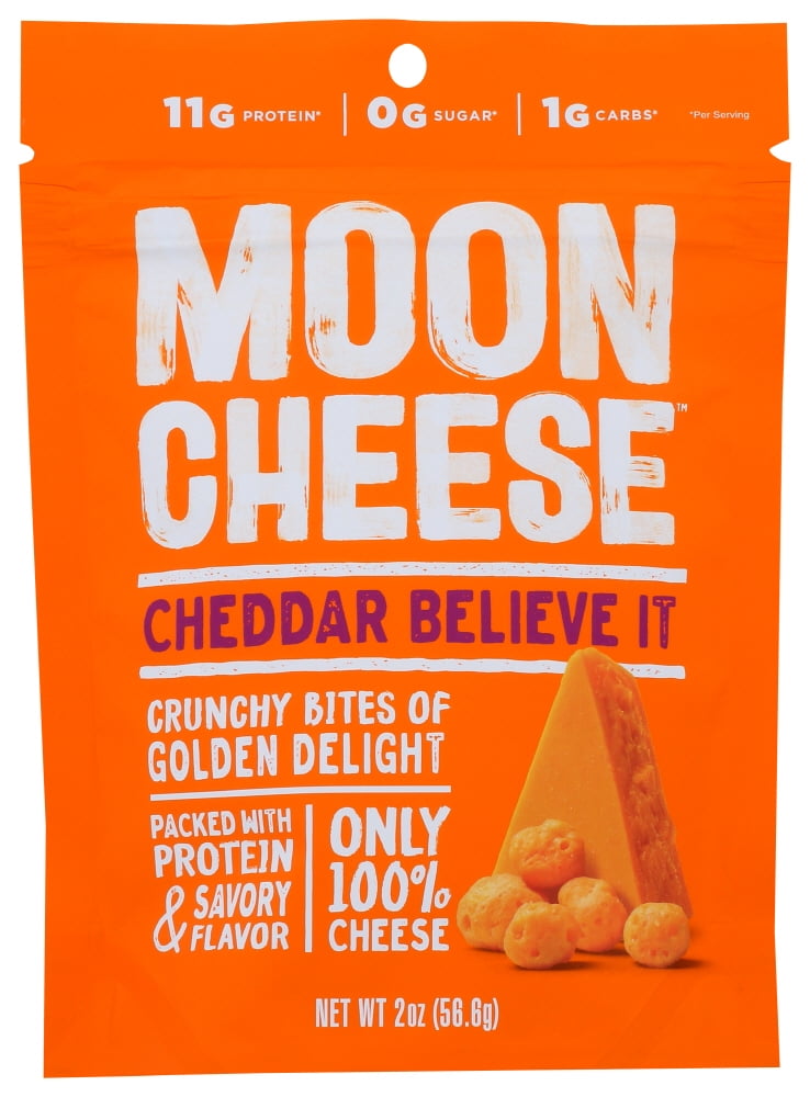 Moon Cheese'S Cheddar Dehydrated Cheese Snack , 2 oz
