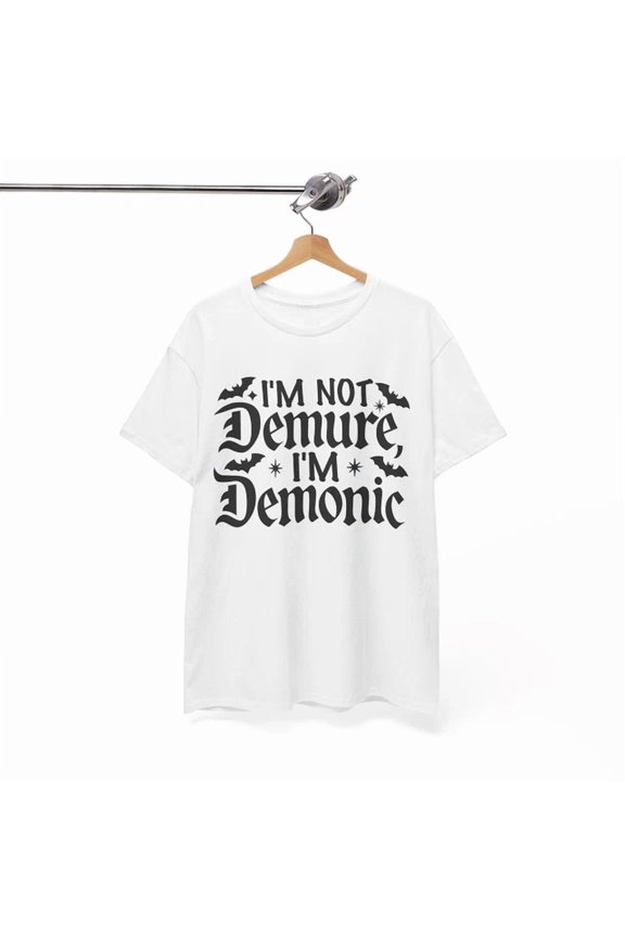 Moon Child Mystic T-Shirt, Im Not Demure Im Demonic Shirt Unisex S-5XL Hot Trending Shirt, Vintage Birthday Gift