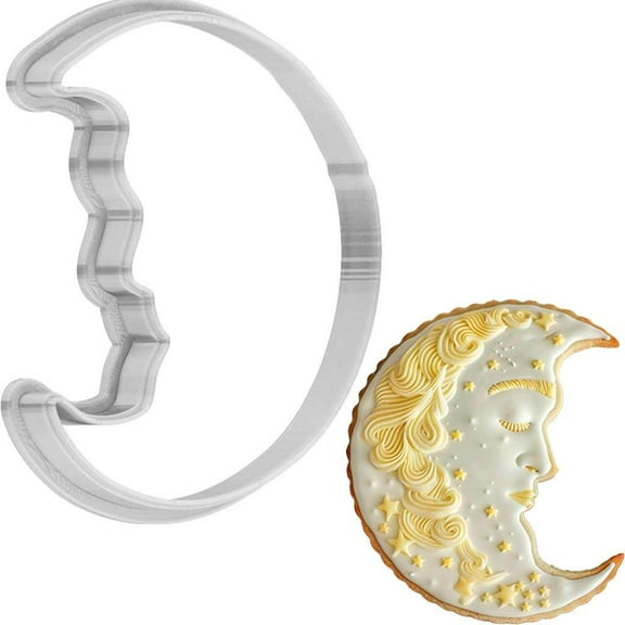 Moon Cookie Cutter 4 Inch Made in USA by WONDERTORY