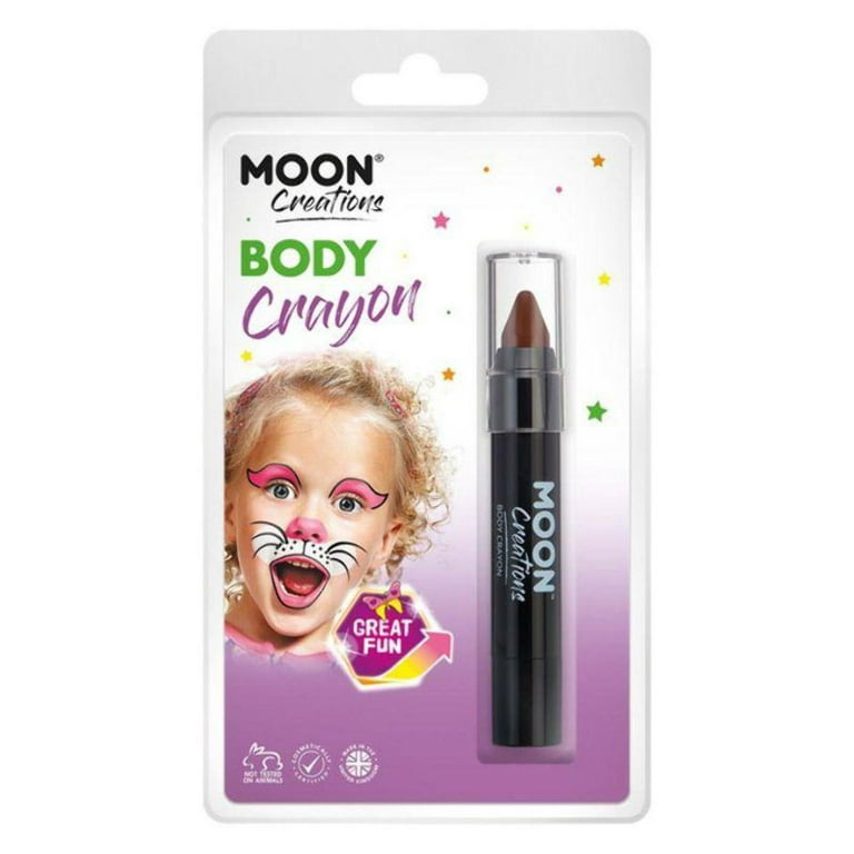 Moon Glitter Iridescent Body Crayons Clamshell, 3.5g Costume Make Up Moon Glitter Iridescent Body Crayons Clamshell, 3.5g Costume Make Up