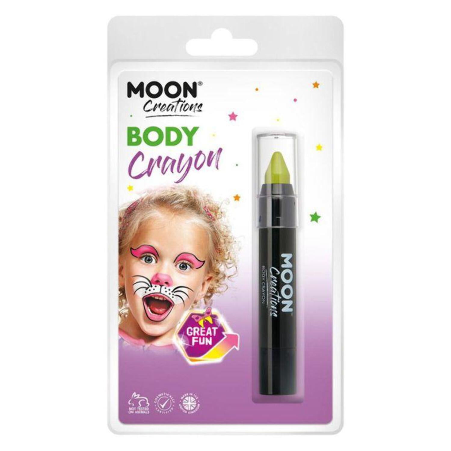Moon Terror Halloween Body Crayons Clamshell 3.5g Costume Make Up Moon Terror Halloween Body Crayons Clamshell 3.5g Costume Make Up