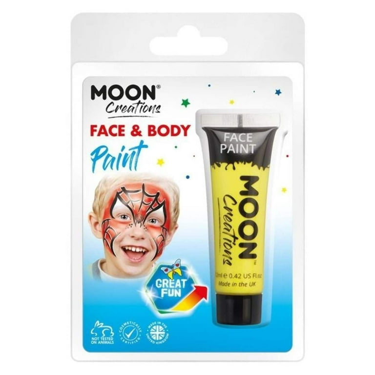 Moon Creations Face & Body Paint 12ml Clamshell Costume Make Up Moon Creations Face & Body Paint 12ml Clamshell Costume Make Up