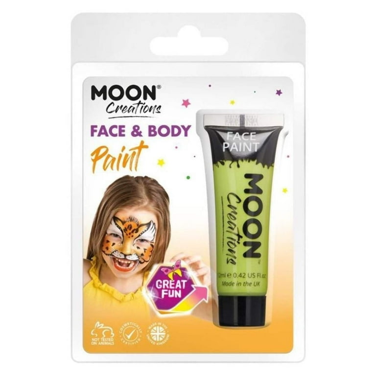 Moon Creations Face & Body Paint 12ml Clamshell Costume Make Up Moon Creations Face & Body Paint 12ml Clamshell Costume Make Up