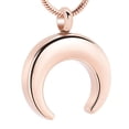 thumbnail image 1 of Moon Cremation Urn Necklaces for Ashes Stainless Steel Cremation Jewelry Keepsake Urn Necklace for Human Pet Ashes Memorial Jewelry Funeral Jewelry for Women Men, 1 of 8