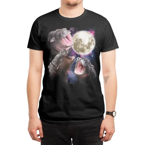 Moon Deng Baby Hippo Howling Meme Moo Deng Vó Marias