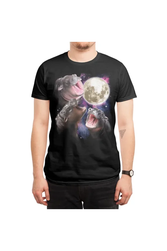 Moon Deng Baby Hippo Howling Meme Moo Deng Vó Marias