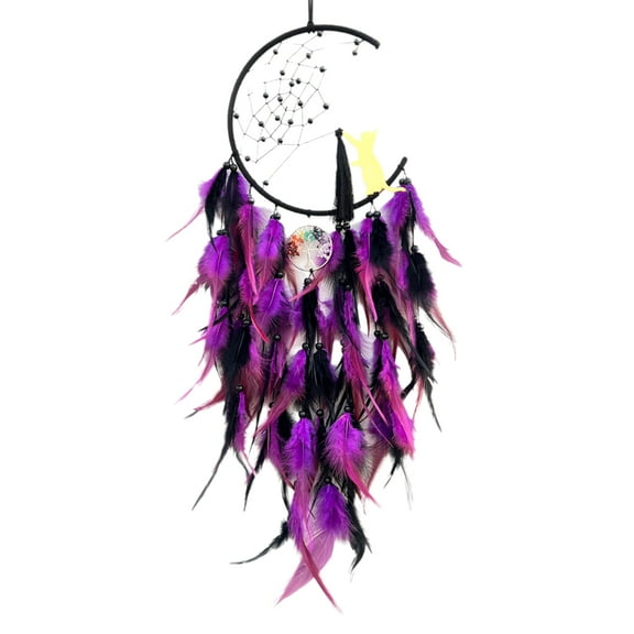 Moon Dream Catchers Handwovens Charm for Nursery Living Room Decoration