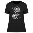 thumbnail image 1 of Moon, Earth & Capsule T-Shirt Women -Image by Shutterstock, Female XX-Large, 1 of 2