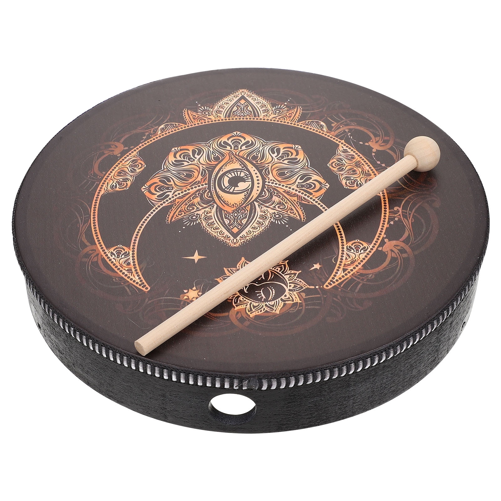 Moon Eye Tambourine Toys Drum Instrument Performance Kids Toddler