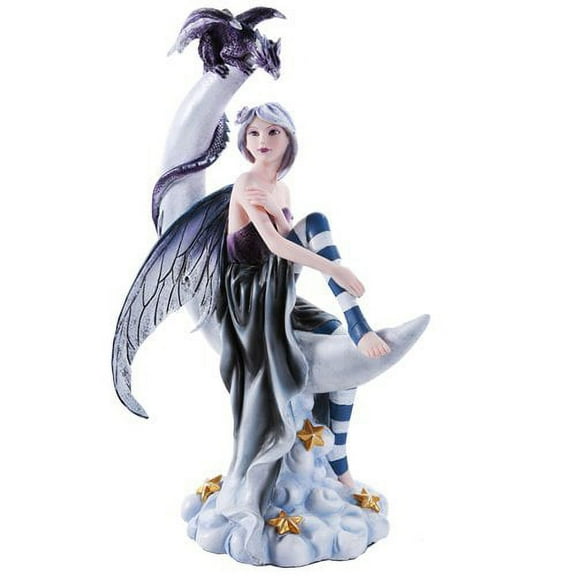 Moon Fairy with Dragon Figurine