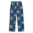 thumbnail image 1 of Moon Flower Wheat Pattern Pajama Pants Soft Lightweight Lounge Pants Bottoms Sleep Pants Warm Comfy, 1 of 9