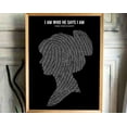 thumbnail image 1 of Christian Woman Fingerprint 70 Bible Verses On Identity, Christ, Bible Art, Scripture Word, Baptism Gift, Gods Fingerprint, Mothers Day Gift Wall Art, Modern Wall Decor, 16x24 UNFRAMED, 1 of 2
