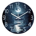thumbnail image 1 of Moon Forest Wall Clock Battery Operated 14 Inch Silent Non-Ticking Wall Clocks Modern Decorative Round Clock for Kitchen Bedroom Living Room Office, 1 of 7