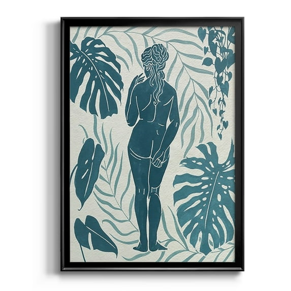 Moon Gazer III Premium Framed Print, in Gold, Black, or Silver - Ready to Hang