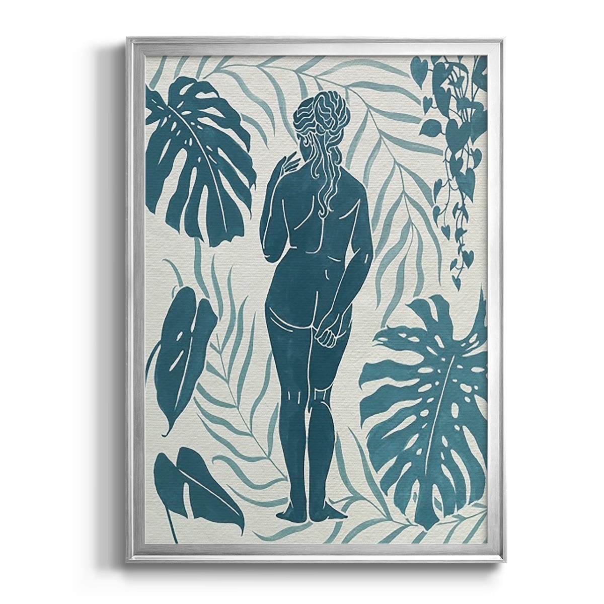 Moon Gazer III Premium Framed Print, in Gold, Black, or Silver - Ready to Hang