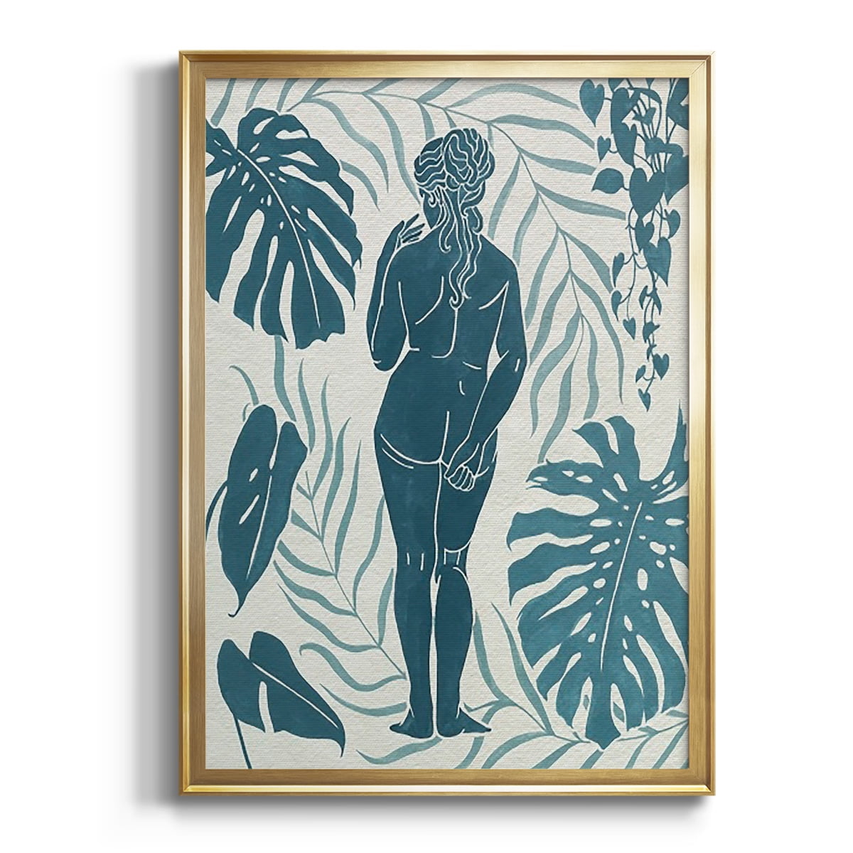 Moon Gazer III Premium Framed Print, in Gold, Black, or Silver - Ready to Hang
