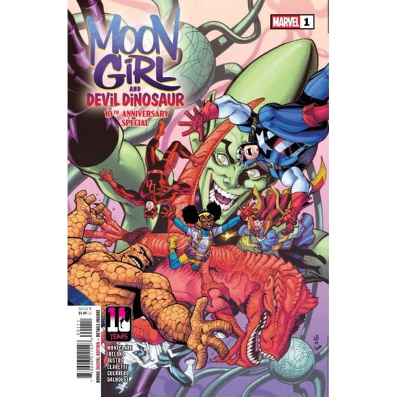 Moon Girl and Devil Dinosaur: 10th Anniversary Special #1 VF ; Marvel Comic Book