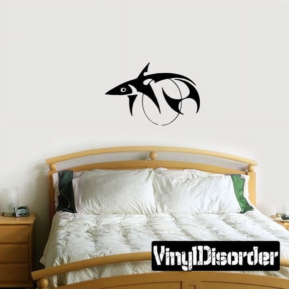 Moon Glider Shark Decal - 36 Inches