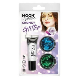 Moon Glitter Iridescent Chunky Clamshell, 3g Costume Make Up Moon Glitter Iridescent Chunky Clamshell, 3g Costume Make Up