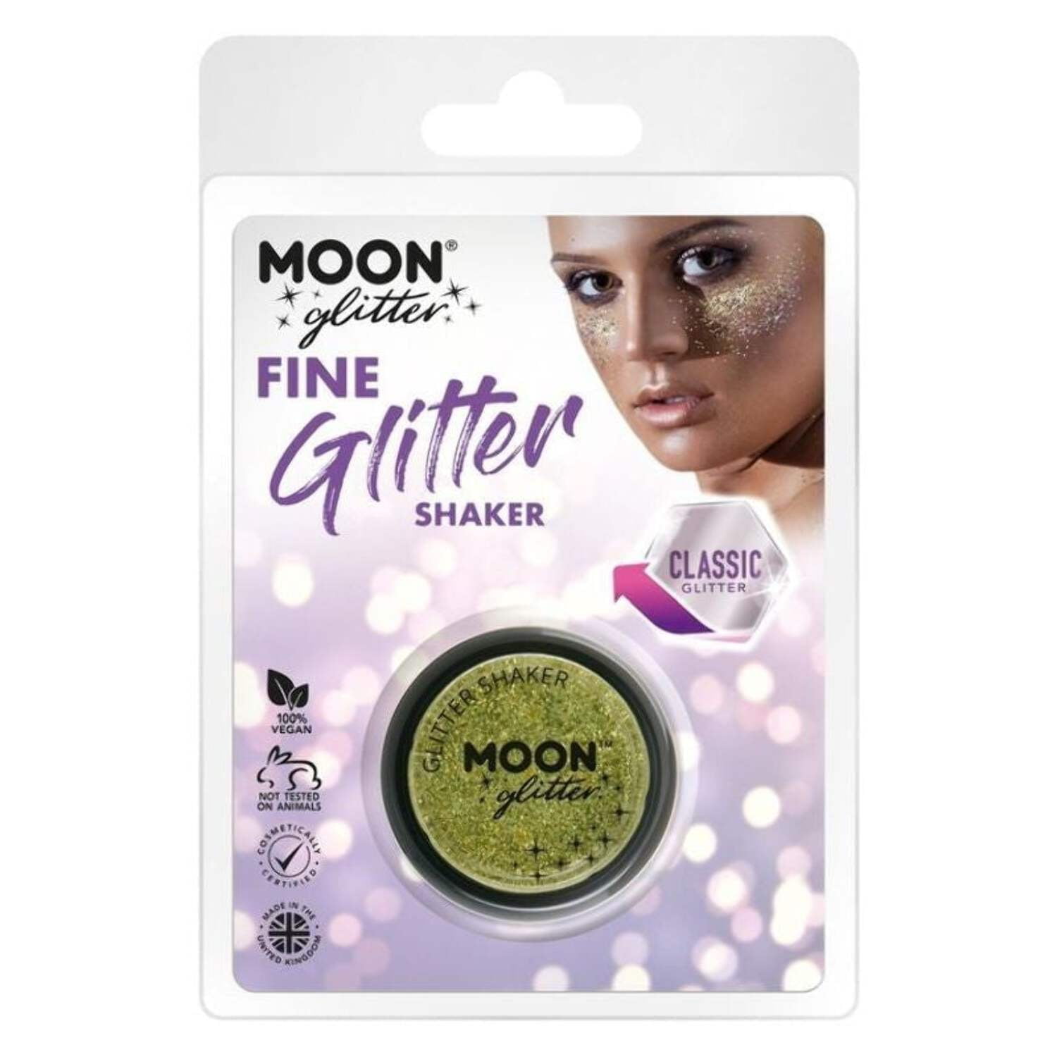 Moon Glitter Classic Chunky Clamshell, 3g Costume Make Up Moon Glitter Classic Chunky Clamshell, 3g Costume Make Up