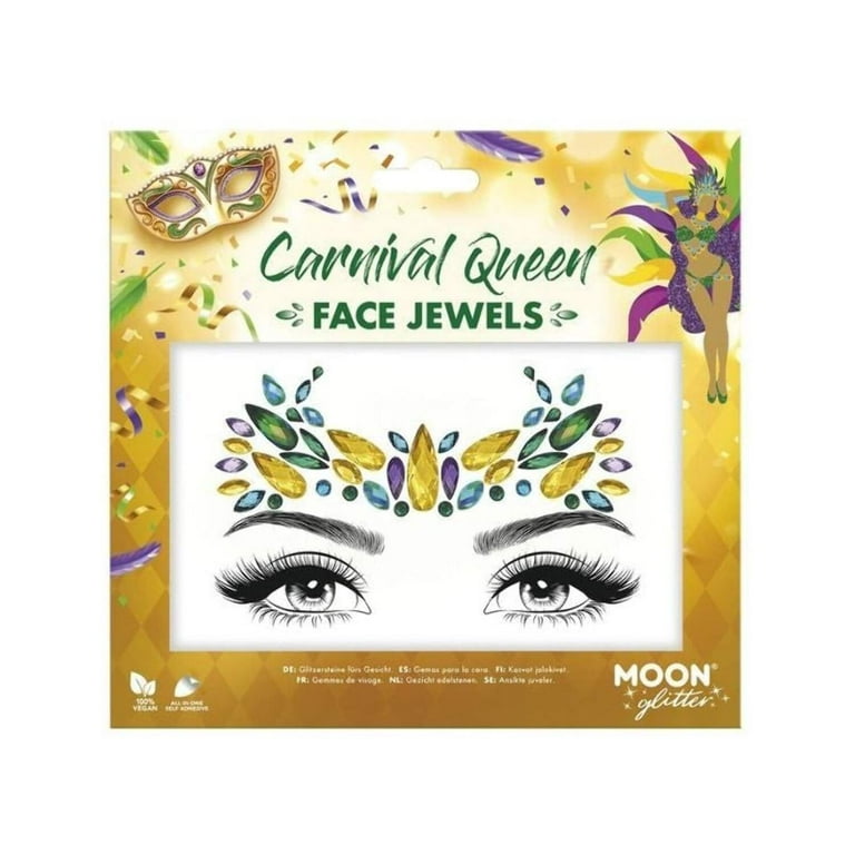 Carnival Queen Face Jewels Carnival Queen Face Jewels