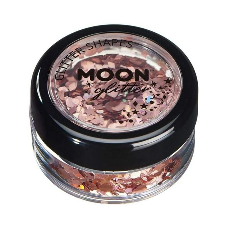 Moon Glitter Holographic Shapes Single, 3g Costume Make Up Moon Glitter Holographic Shapes Single, 3g Costume Make Up