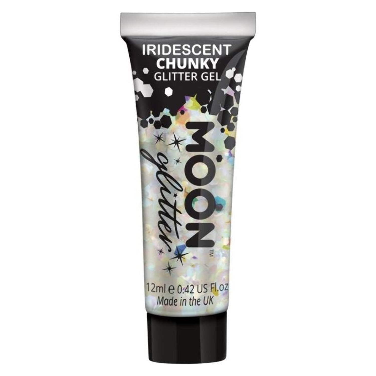 Moon Glitter Iridescent Chunky Gel Single, 3g Costume Make Up Moon Glitter Iridescent Chunky Gel Single, 3g Costume Make Up