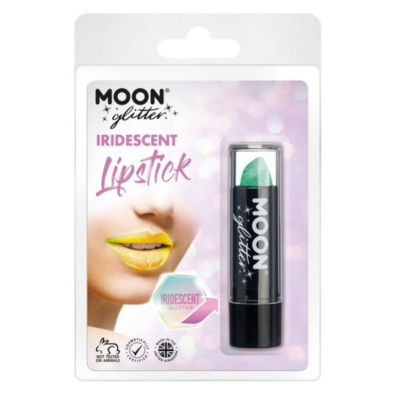 Moon Glitter Iridescent Glitter Lipstick Green G26665 Costume Make Up Moon Glitter Iridescent Glitter Lipstick Green G26665 Costume Make Up