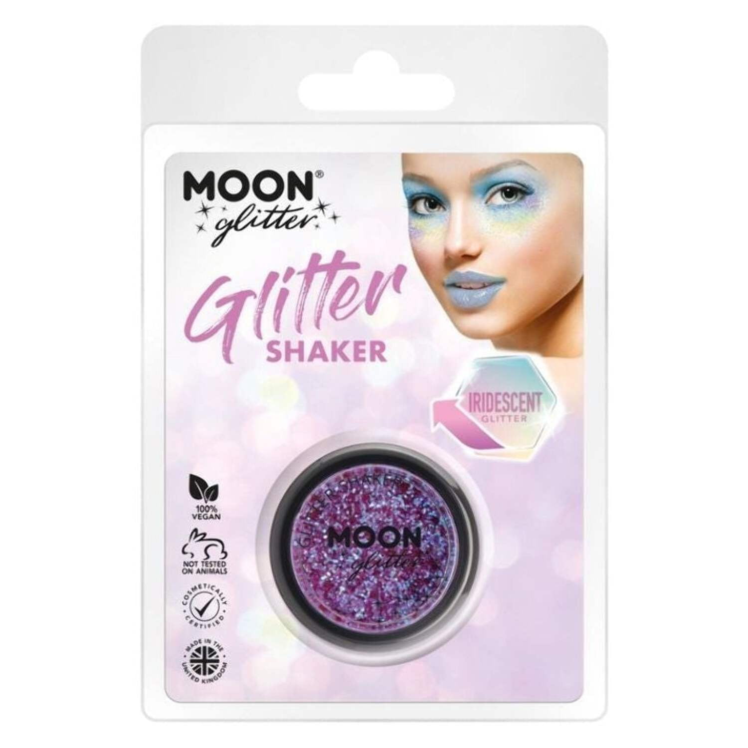 Moon Glitter Iridescent Shakers Clamshell, 5g Costume Make Up Moon Glitter Iridescent Shakers Clamshell, 5g Costume Make Up