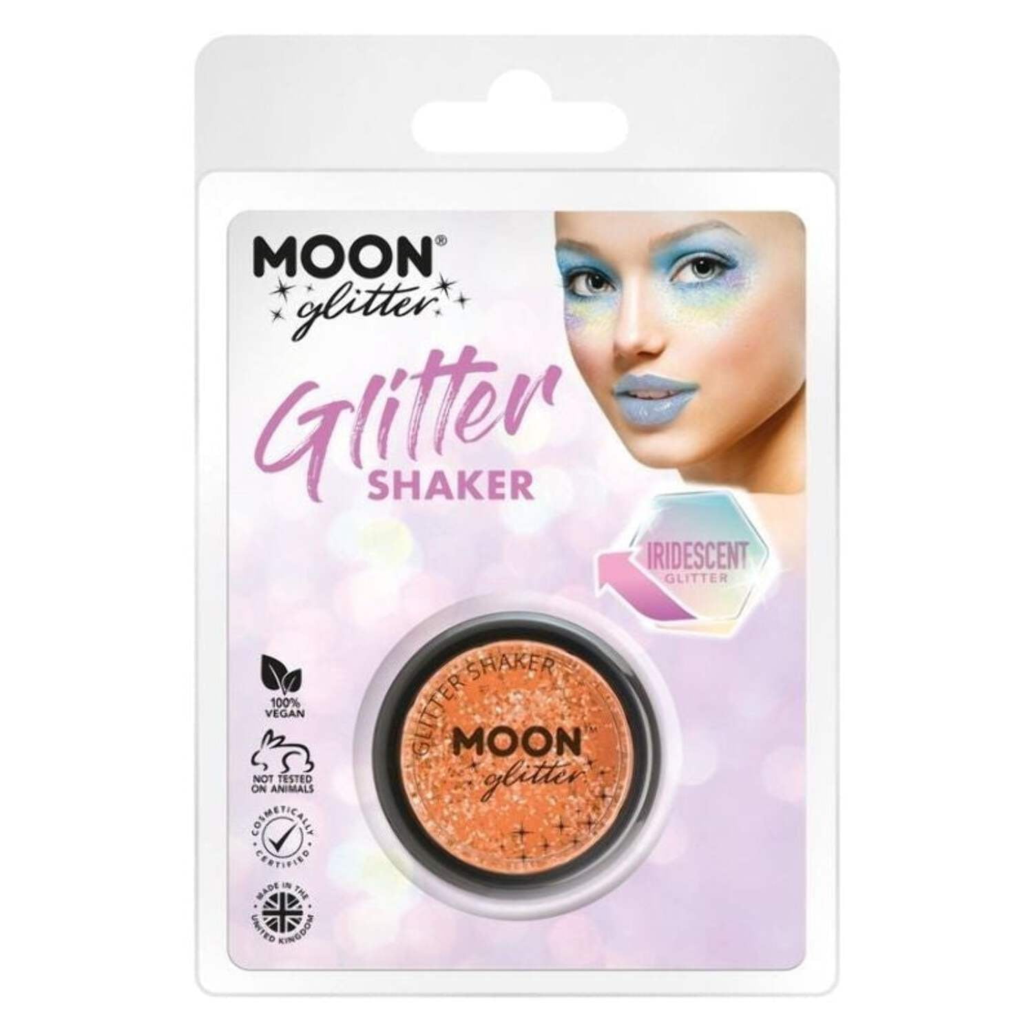 Moon Glitter Iridescent Shakers Clamshell, 5g Costume Make Up Moon Glitter Iridescent Shakers Clamshell, 5g Costume Make Up