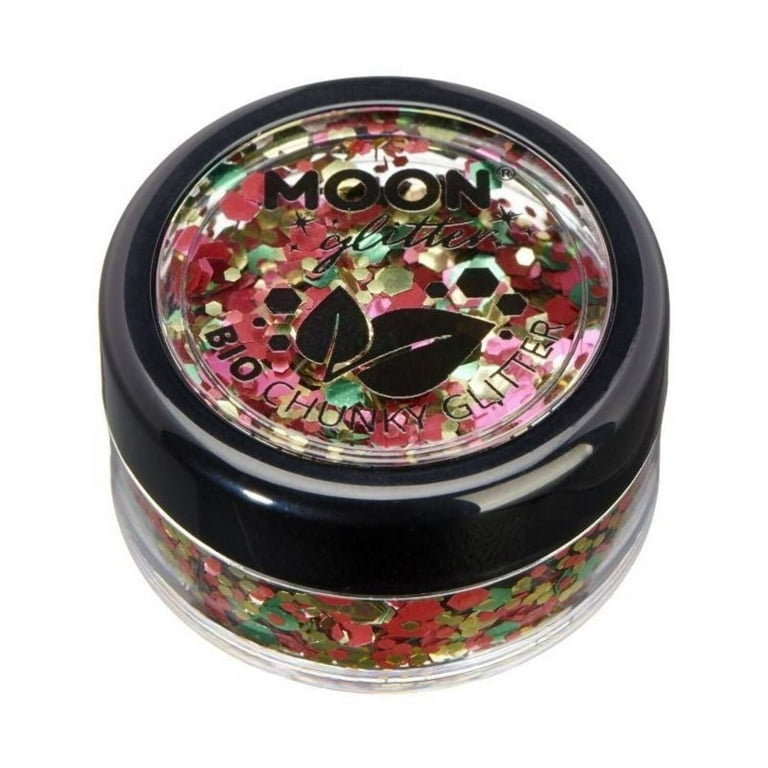 Moon Glitter Mystic Chunky Mixed Colours Single, 3g Costume Make Up Moon Glitter Mystic Chunky Mixed Colours Single, 3g Costume Make Up