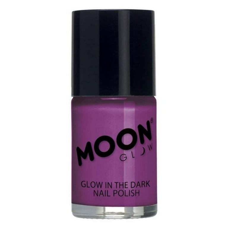 Moon Glow In The Dark Nail Polish 14ml Single Costume Make Up Moon Glow In The Dark Nail Polish 14ml Single Costume Make Up