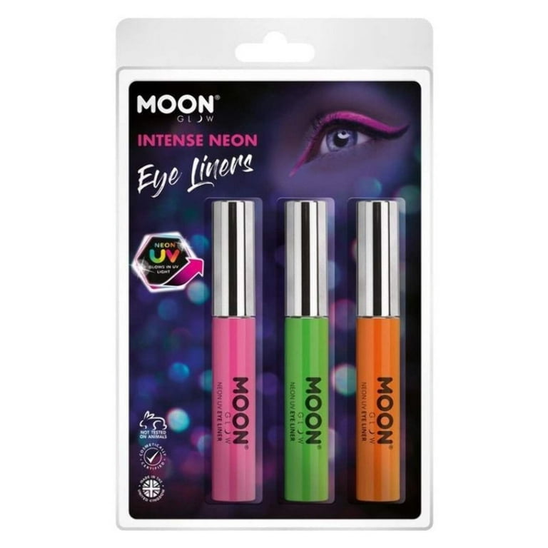 Moon Glow Intense Neon UV Eye Liner Single, 10ml Costume Make Up Moon Glow Intense Neon UV Eye Liner Single, 10ml Costume Make Up