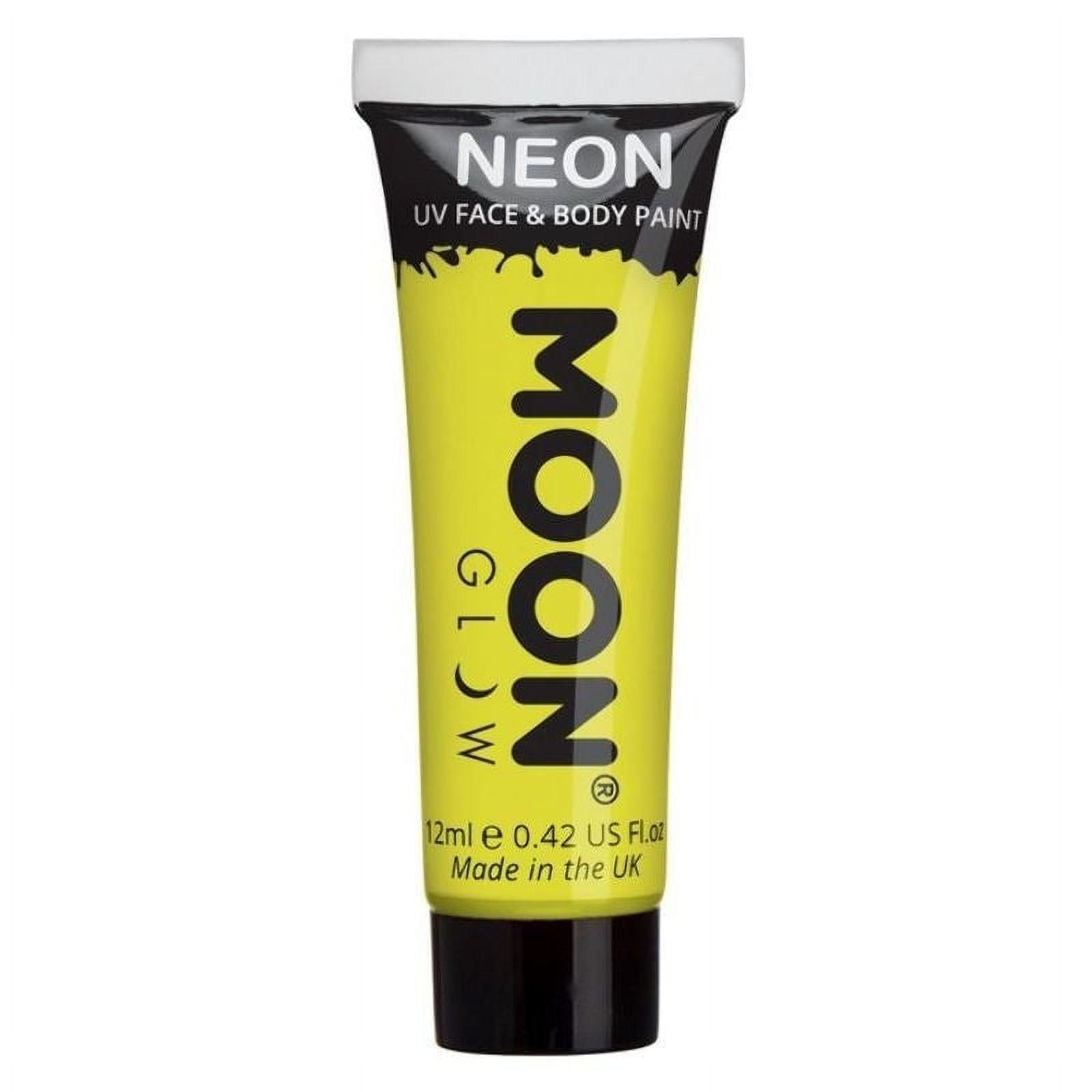 Moon Glow Neon Glow in The Dark Face & Body Paint Blue 12ml