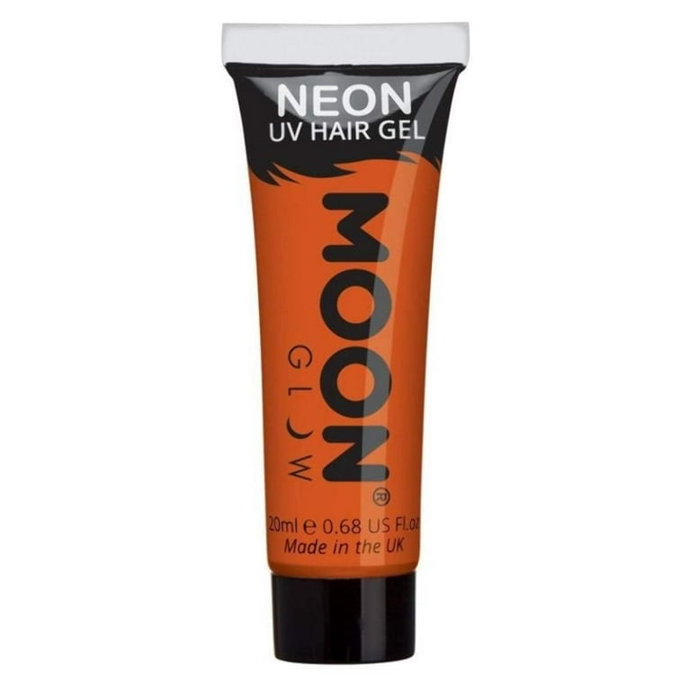 Hair Gel Moon Glow Intense Neon UV Adult Single, 20ml Costume Make Up Hair Gel Moon Glow Intense Neon UV Adult Single, 20ml Costume Make Up