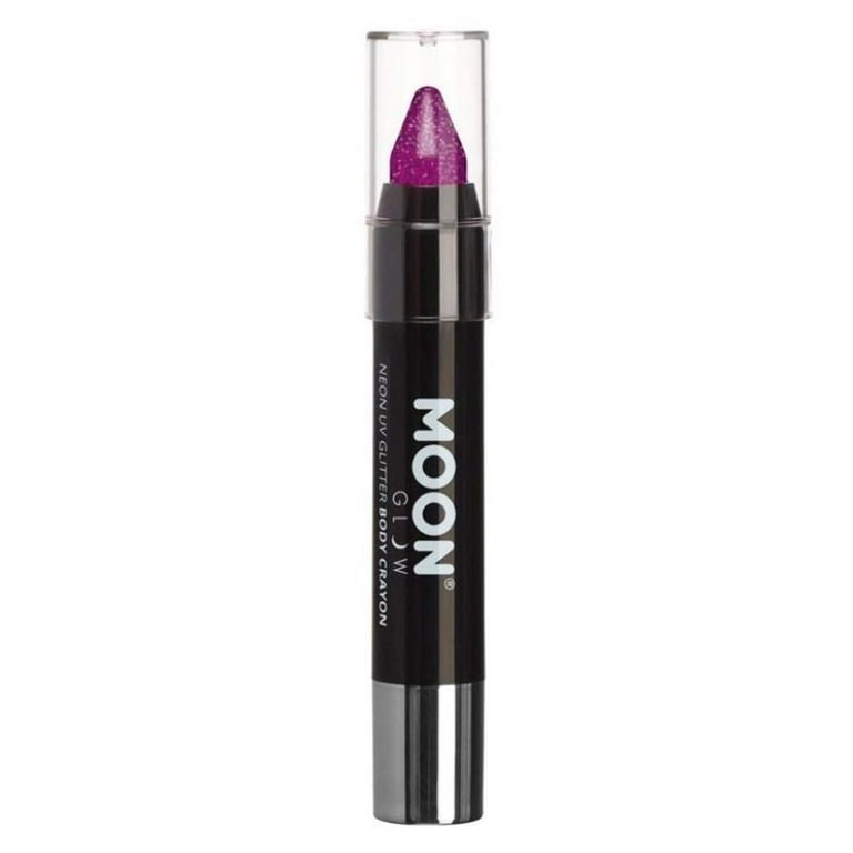 Moon Glow Neon UV Glitter Body Crayons 3.5g Single Costume Make Up Moon Glow Neon UV Glitter Body Crayons 3.5g Single Costume Make Up