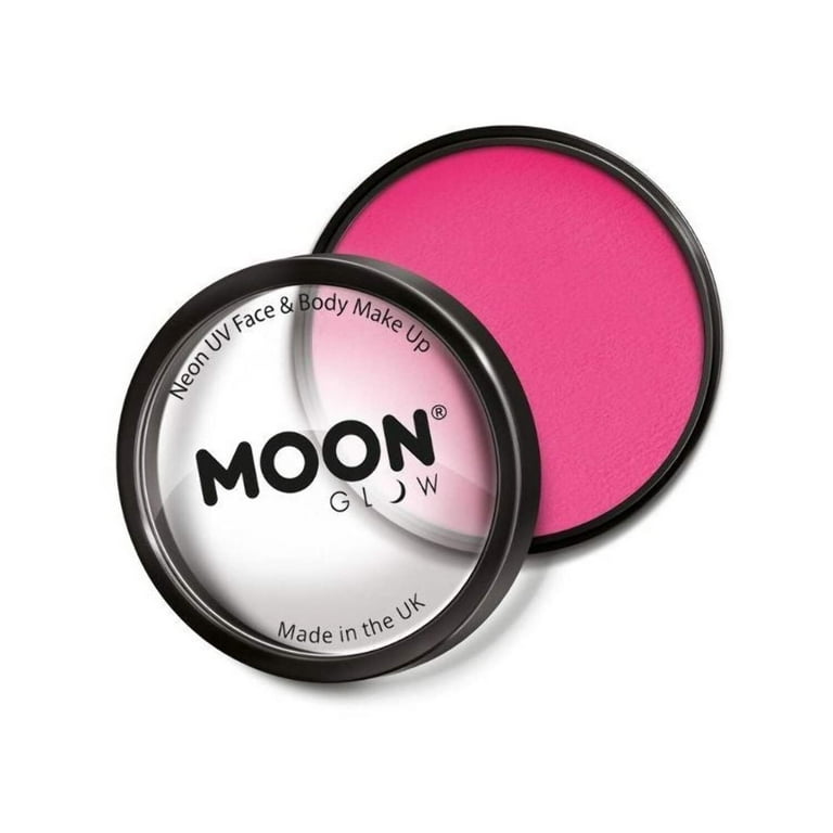 Moon Glow Pro Intense Neon UV Cake Pot Clamshell, 36g Costume Make Up Moon Glow Pro Intense Neon UV Cake Pot Clamshell, 36g Costume Make Up