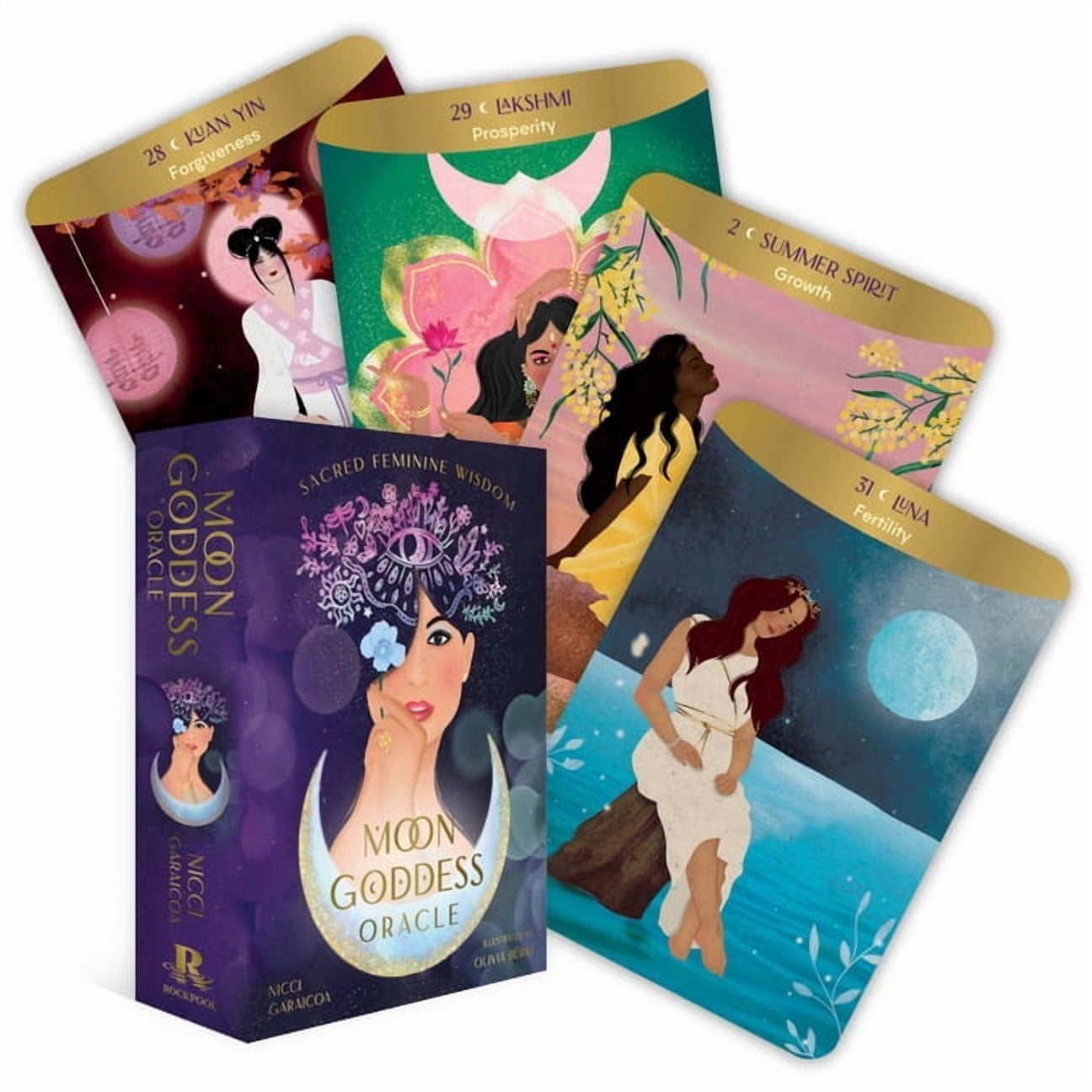 Moon Goddess Oracle : Sacred feminine wisdom (Cards) - Walmart.com