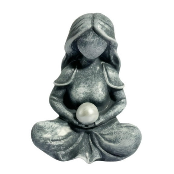 Moon Goddess Statue Blessing Ornament Resin Figurine Compact Indoor Decor for Home Garden Porch Display