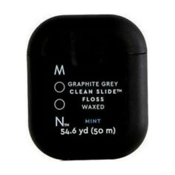 Moon Graphite Grey Clean Slide Floss, Waxed, 54.6yds Mint