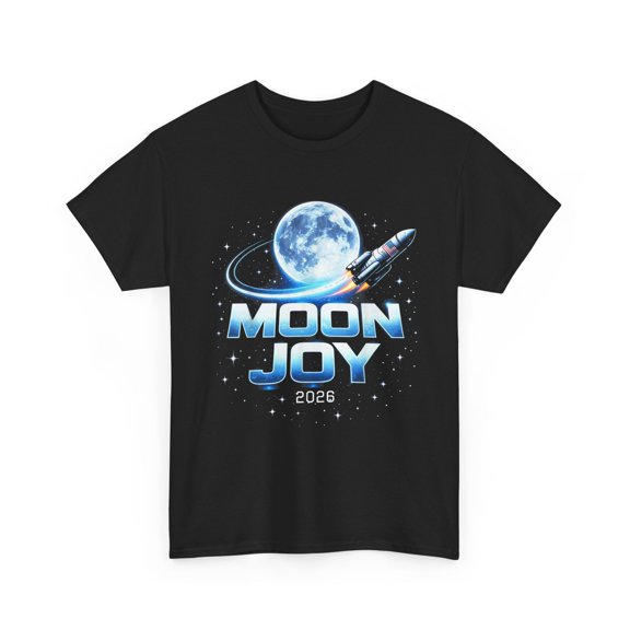 Moon Joy Space Exploration Artemis II Missions 2026 Phrase Suited To Casual Events And Everyday Wear Shirt, Size S-5XL