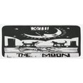 thumbnail image 1 of Moon Kitchen Mat, Brown White Drawing Lobster Wolves Crescent Moon Stars Tarot Card Design, Plush Decorative Kitchen Mat with Non Slip Backing, 47" X 19", Charcoal Grey White, by Ambesonne, 1 of 1