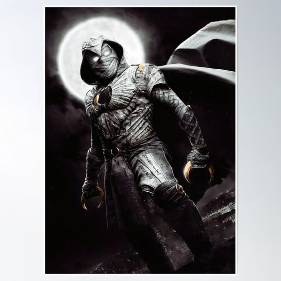 Moon - Knight 2022 Poster Wall Art, Modern Wall Decor, 8x12 UNFRAMED