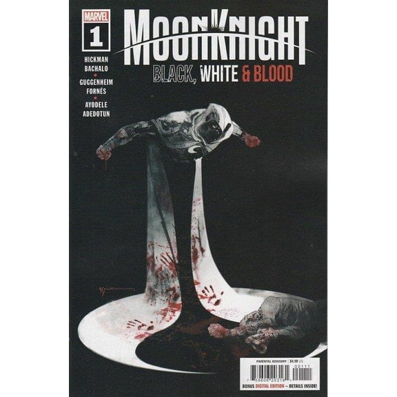 Moon Knight Black White Blood #1 () Marvel Prh Comic Book 2022