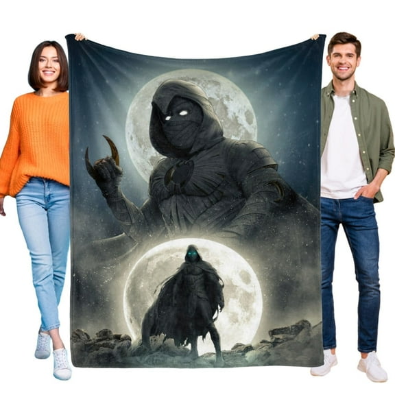 Moon Knight Blanket Throw 3D Print Super Soft Flannel Blanket Cozy Lightweight