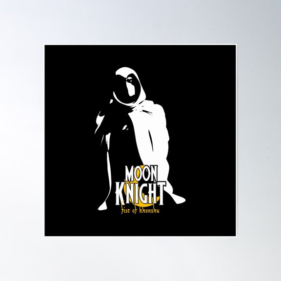 Moon Knight Poster Wall Art, Modern Wall Decor, 16x16 UNFRAMED