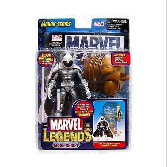 Moon Knight Silver Variant Action Figure Silver Variant Marvel Legends