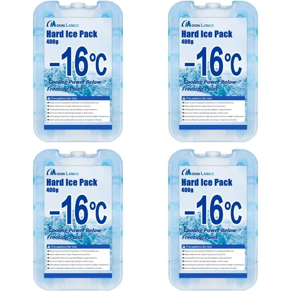Moon Lence Ice Packs, Compact Quick-Freeze Reusable Ice Packs for Lunch Box, Cooler Accessories for Beach, Camping, Fishing